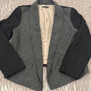 Ann Taylor Gray and Black Womens Jacket 16